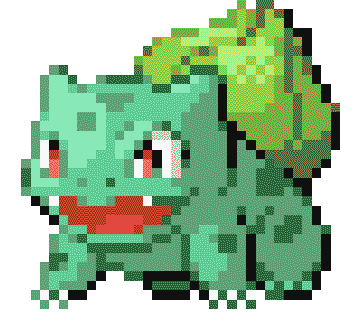 a grass-type Pokemon, Bulbasaur